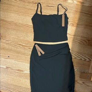 Skims top and skirt brand new with tag